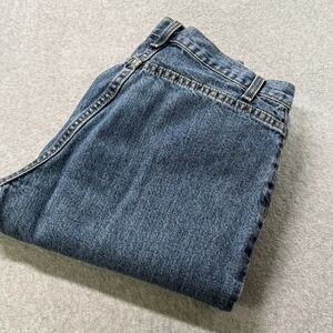 Vintage High Rise Zena Mom Jeans Dark Wash Denim‎ Made In USA Mom Jeans Y2K Wear
